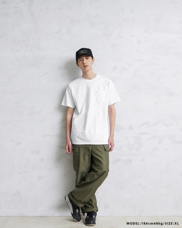WAIPER.inc S/S クルーネック ポケット パックTシャツ MADE IN USA