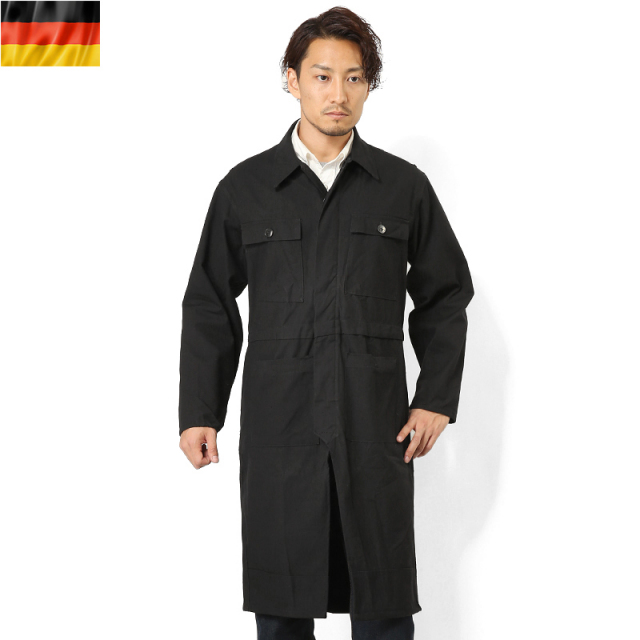 実物 東ドイツ軍 リメイク ワークコート BLACKミリタリーファッション 軍服【キャンペーン対象外】【T】