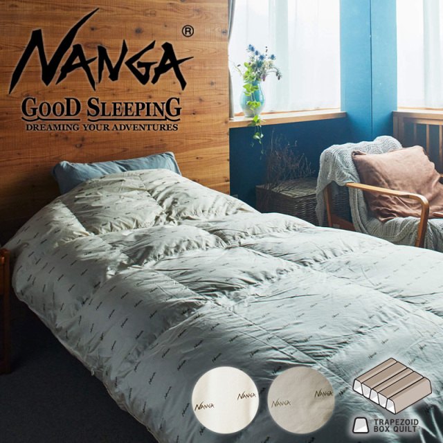 ★カートで割引対象品★【即日出荷対応】NANGA ナンガ DOWN DUVET SINGLE DX TRAPEZOID ダウン 掛け布団 日本製【Sx】【T】
