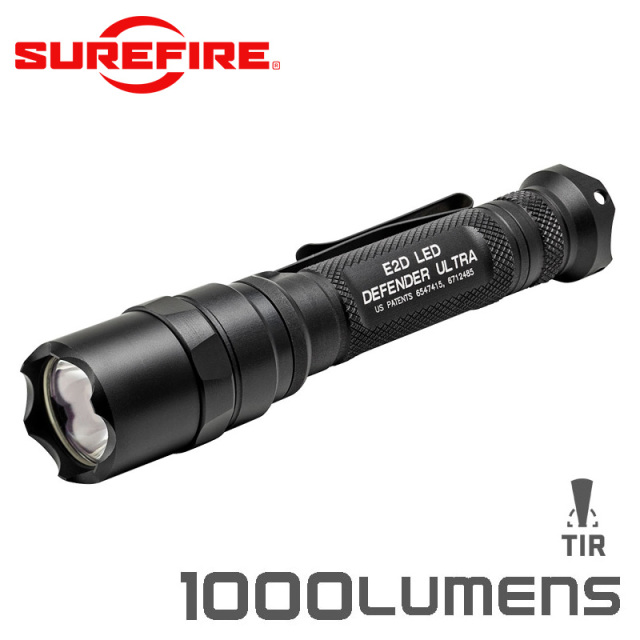 SUREFIRE シュアファイア E2D DEFENDER ULTRA Dual-Output LEDフラッシュライト / 1000ルーメン（E2DLU-A）【キャンペーン対象外】 懐中電灯 防災用品【T】