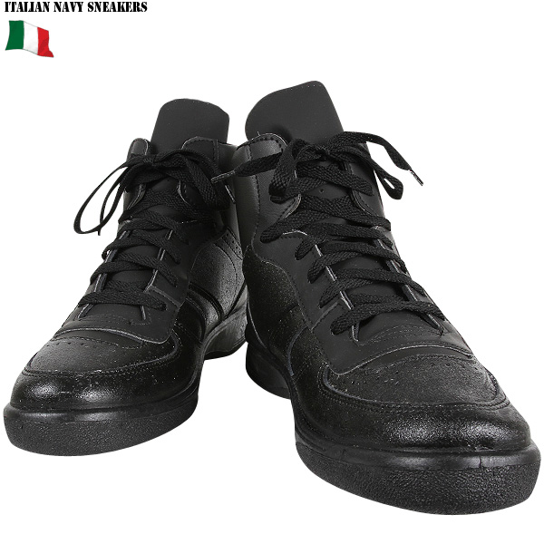 実物 新品 イタリア軍マリーン ハイカットスニーカー ellesse社製【キャンペーン対象外】【T】ミリタリー