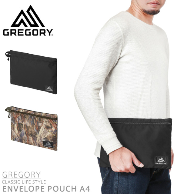 ★カートで割引対象品★【ネコポス便対応】GREGORY グレゴリー ENVELOPE POUCH A4 エンベロープポーチ A4【Sx】【T】