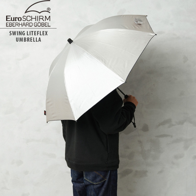 ★カートで割引対象品★【即日出荷対応】EuroSCHIRM ユーロシルム W2L6 Swing liteflex アンブレラ SILVER UV【Sx】【T】