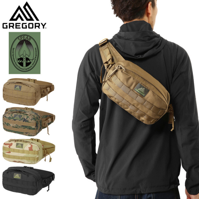★カートで割引対象品★GREGORY グレゴリー SPEAR スピア EVAC WAIST PACK エバック ウェスト パック ミリタリー【Sx】【T】