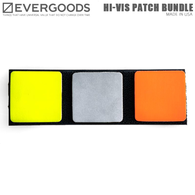 【8月25日前後で発送予定】EVERGOODS エバーグッズ HI-VIS PATCH BUNDLE【キャンペーン対象外】【R】