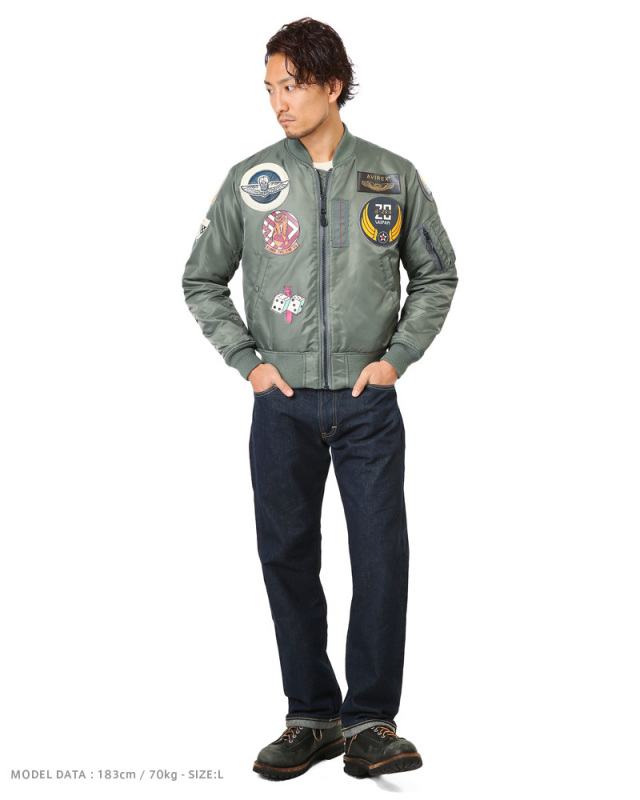 AVIREX アビレックス 6152164 TOP GUN MA-1フライトジャケット 