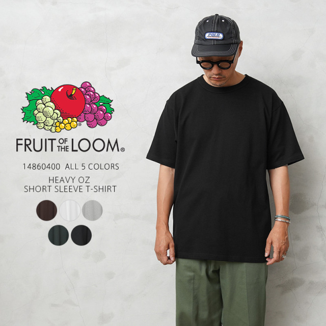 ★カートで割引対象品★【即日出荷対応】FRUIT OF THE LOOM フルーツオブザルーム 14860400 ヘビーオンス ショートスリーブ Tシャツ【T】