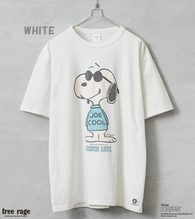 PEANUTS×free rage JOE COOL スウェット スヌーピー PEANUTS×free rage】JOE COOL ラグランクルースウェット – freerage