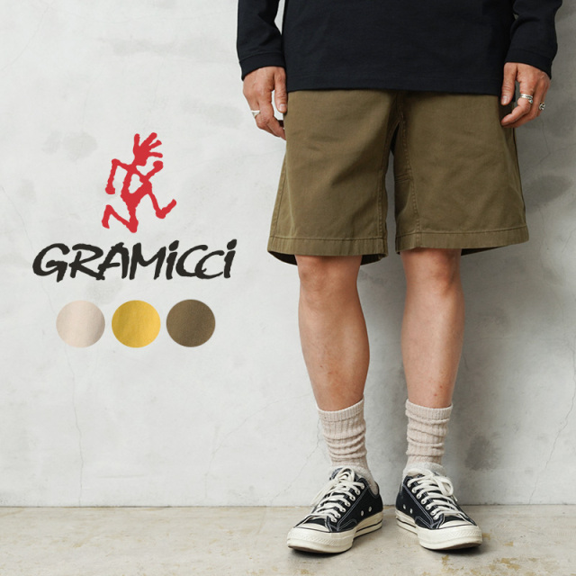 【即日出荷対応】Gramicci グラミチ G4SM-P123 オーガニックコットン G-SHORT Gショーツ ピグメントダイ 2026SS【キャンペーン対象外】【T】