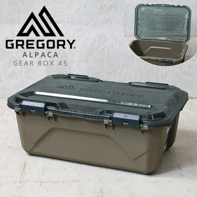 ★カートで割引対象品★【即日出荷対応】GREGORY グレゴリー ALPACA アルパカ GEAR BOX ギアボックス 45【T】【個別送料1,650円】［北海道沖縄離島配送不可］