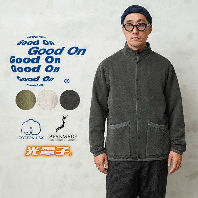 ★カートで割引対象品★【即日出荷対応】Good On グッドオン GOBW-2403 L/S 光電子 キルト ジャケット 日本製【Sx】【T】
