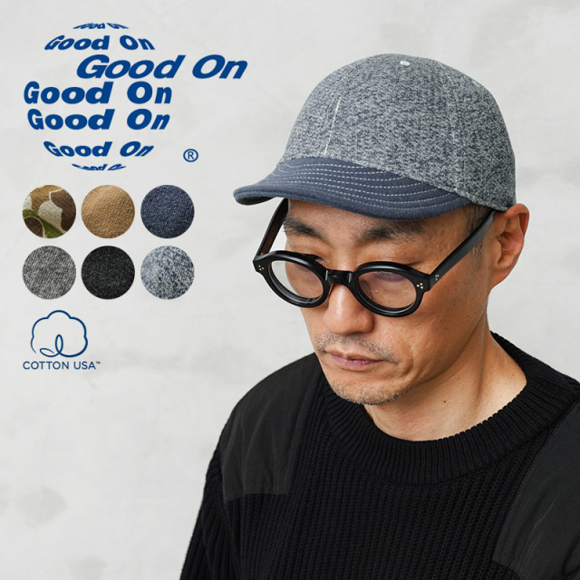 ★カートで割引対象品★【即日出荷対応】 【ネコポス便対応】Good On グッドオン GOGD-2308 スウェット プレイキャップ 日本製【Sx】【T】