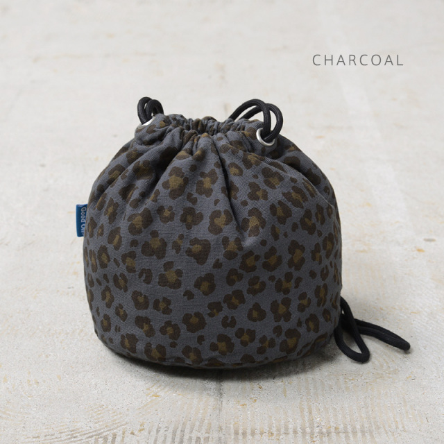 【キット】 Leopard 巾着 単品（※プチレザーバスケットインナー