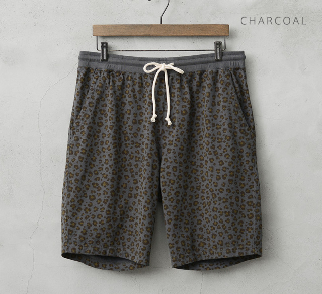 Good On グッドオン GOPT2401 LEOPARD TEE SHORTS レオパードT