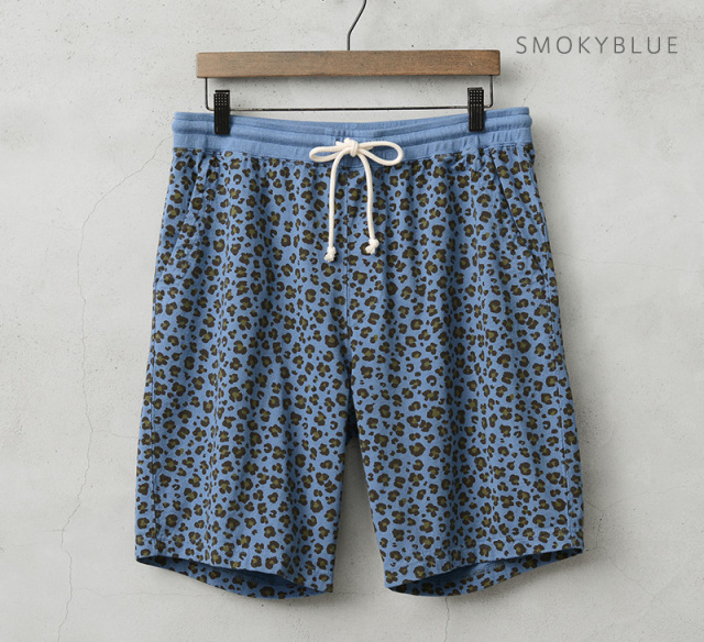 Good On グッドオン GOPT2401 LEOPARD TEE SHORTS レオパードT