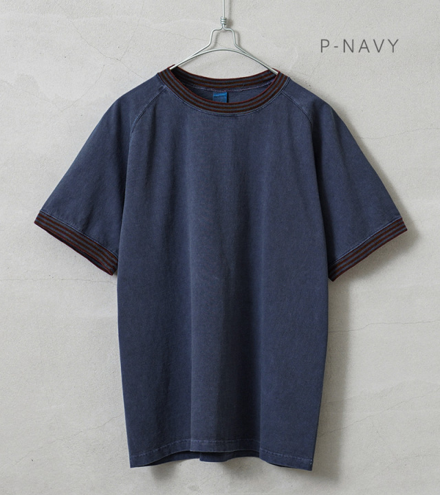 T.JAPAN standard シリーズ　Tシャツ　リブ　トップス　4枚セット Good On グッドオン GOST-2404 S/S ストライプリブ Tシャツ 日本製