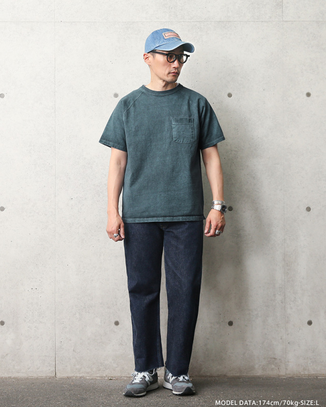 Good On グッドオン GOST-1101 S/S ヘビー ラグラン ポケットT