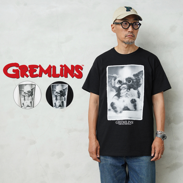 GREMLiNS グレムリン 25SS-GRM-02 Gizmo Graphic S/S Tシャツ MONOCHROME PRINT【キャンペーン対象外】【T】