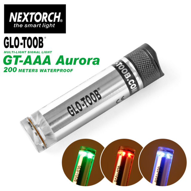 【8月25日前後で発送予定】★カートで割引対象品★NEXTORCH ネクストーチ GLO-TOOB（グローチューブ） GT-AAA Aurora LEDマーカーライト【T】