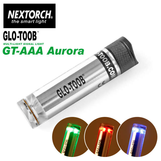 ★カートで割引対象品★NEXTORCH ネクストーチ GLO-TOOB（グローチューブ） GT-AAA Aurora LEDマーカーライト【T】