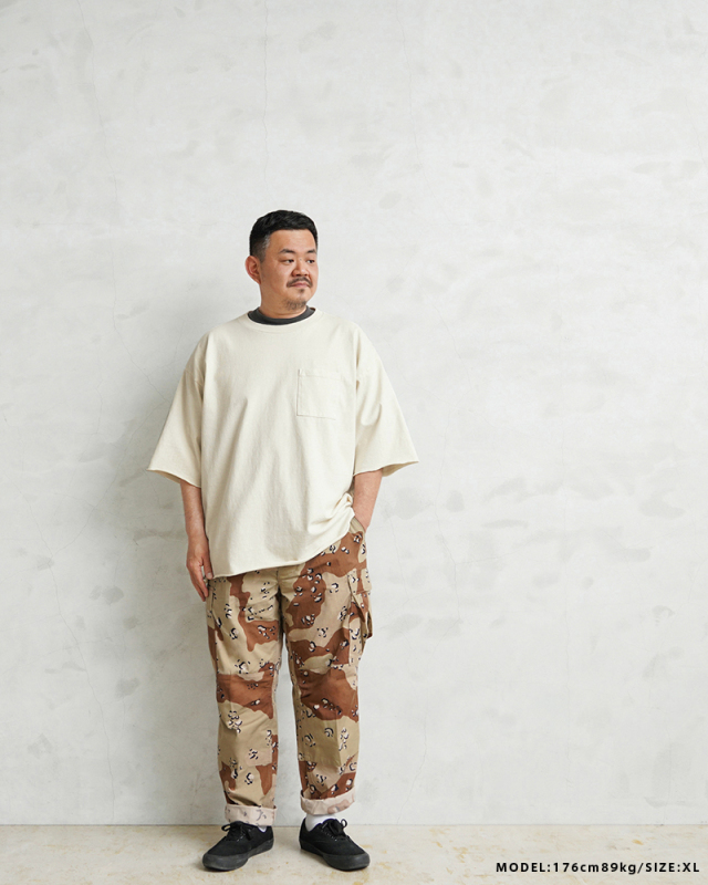 WAIPER×Goodwear 2W7-14226 SUPER BIG カットオフ PIGMENT DYED