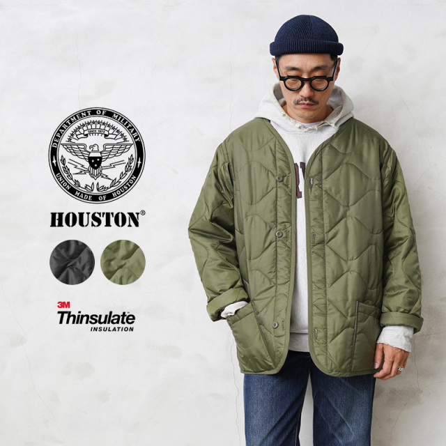 ★カートで割引対象品★HOUSTON ヒューストン 50909 M-65フィールドジャケット THINSULATE（シンサレート）ライナー【R】