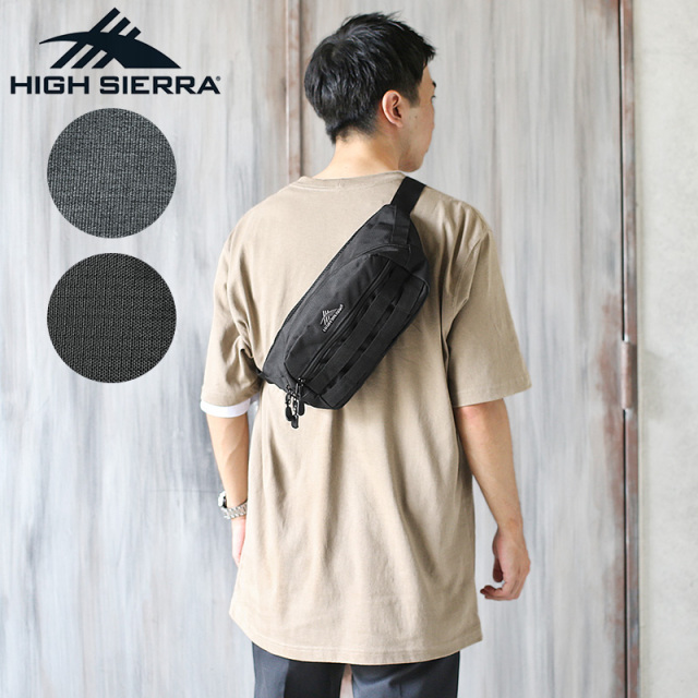 ★カートで割引対象品★【即日出荷対応】HIGH SIERRA ハイシェラ 90483 ROWNAN WAIST BAG（ローナン ウエストバッグ）ボディバッグ【T】