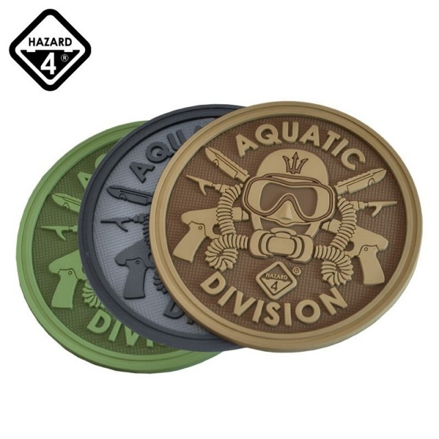 ★カートで割引対象品★【ネコポス便対応】HAZARD4 ハザード4 AQUATIC DIVISION アクアティック ディビジョンパッチ【T】