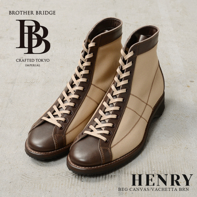 ア*ア様 ブラザーブリッジ　ヘンリー HENRY（ヘンリー）VINTAGE BLK/CALF – THE ZINE FOOTWEAR CLUB