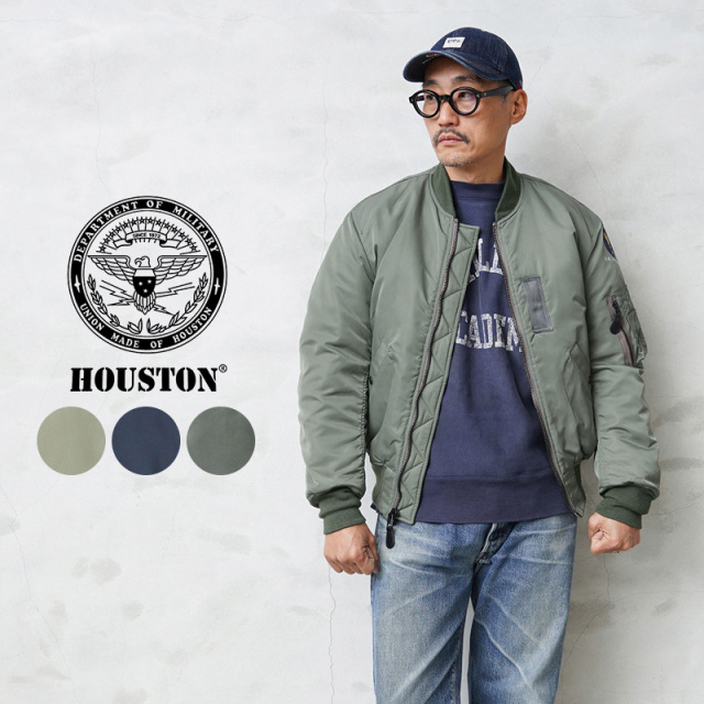 ★カートで割引対象品★HOUSTON ヒューストン 米軍 B-15B/C/D型 MOD フライトジャケット（5004Z/5005Z/5006Z）【R】