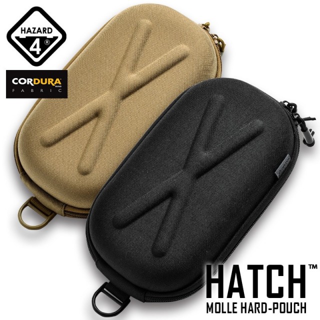 ★カートで割引対象品★HAZARD4 ハザード4 HATCH MOLLE HARD-POUCH（ハッチ モール ハードポーチ） BLACK/COYOTE【T】