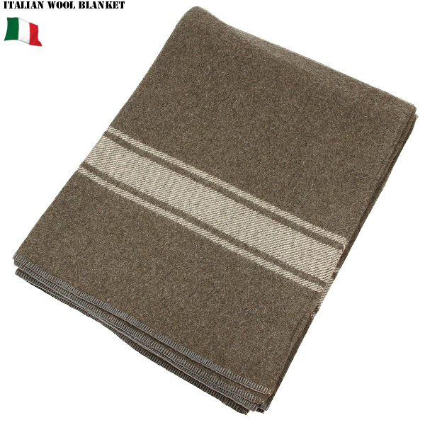 実物 新品 イタリア軍ウールブランケット【キャンペーン対象外】【T】ミリタリー
