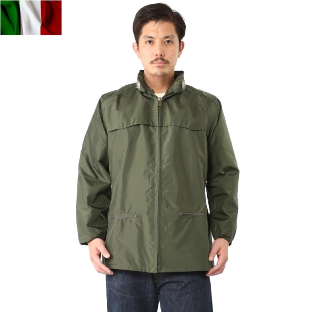 実物 新品 イタリア軍レインジャケット 後期型ミリタリーファッション 軍服【キャンペーン対象外】【T】