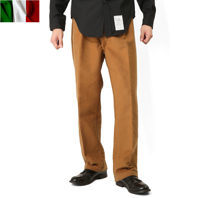 実物 新品 イタリア軍スリーピングパンツミリタリーファッション 軍パン 軍服【キャンペーン対象外】【T】