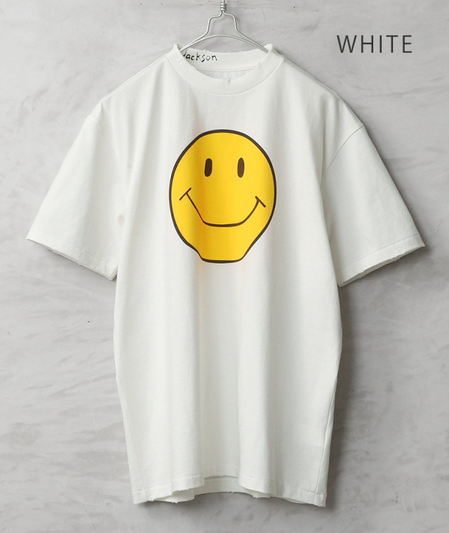 JACKSON MATISSE ジャクソンマティス JM26SSHT01 HANDTEX×SMILE T-シャツ JACKSON MATISSE ジャクソンマティス JM26SSHT01 HANDTEX×SMILE T-シャツ