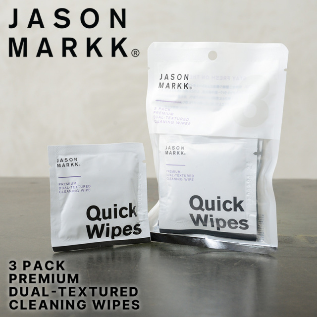 【即日出荷対応】Jason Markk ジェイソンマーク Quick Wipes 3 Pack クイックワイプス 3パック【キャンペーン対象外】【T】