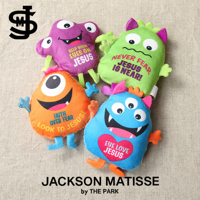 【即日出荷対応】JACKSON MATISSE ジャクソンマティス JZ26SS006 Religious Flat Stuffed Colorful Monster Assortment ぬいぐるみ 4個セット【キャンペーン対象外】【T】