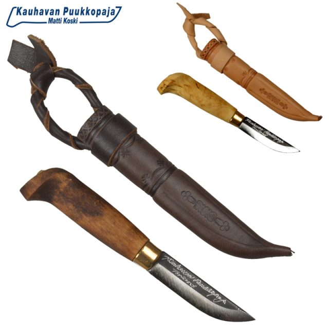 ★カートで割引対象品★Kauhavan Puukko Paja カウハバン プーッコ パヤ Visa シースナイフ 60 #102【Sx】【T】
