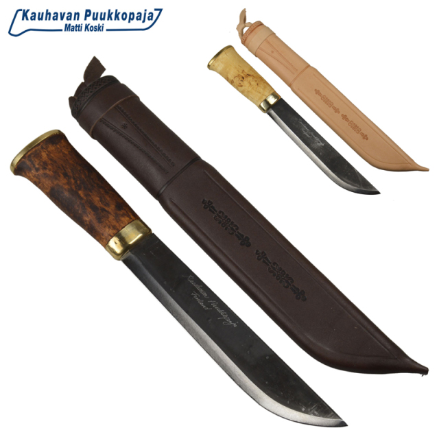 ★カートで割引対象品★Kauhavan Puukko Paja カウハバン プーッコ パヤ Visa Leuku シースナイフ 210 #1202【Sx】【T】