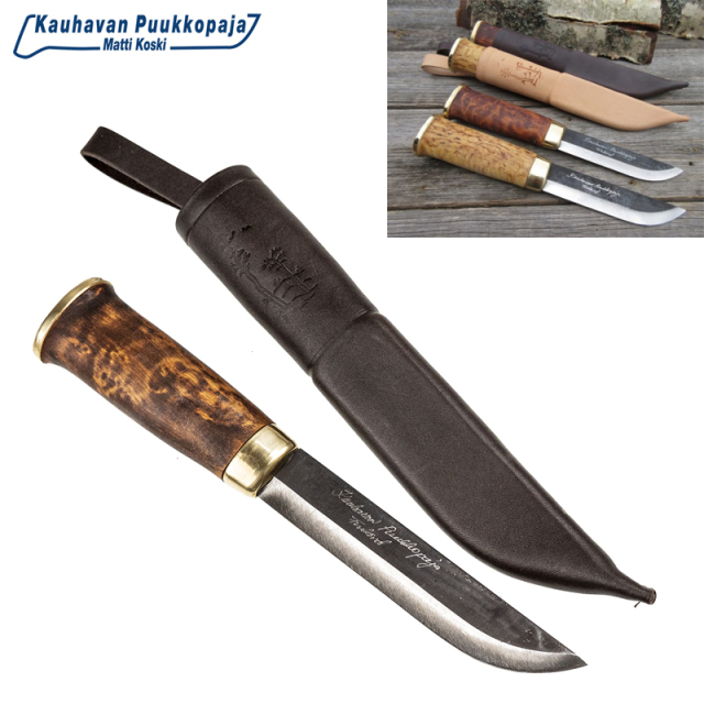 ★カートで割引対象品★Kauhavan Puukko Paja カウハバン プーッコ パヤ Visa Leuku Petsi シースナイフ 145 #1105【Sx】【T】