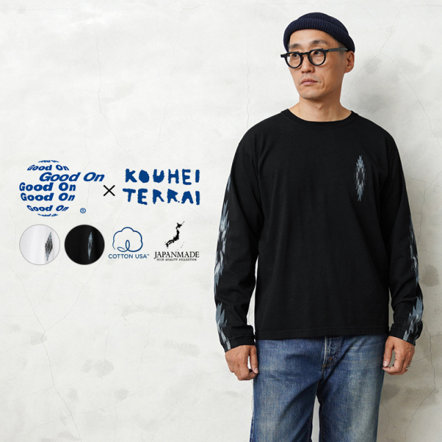 ★カートで割引対象品★【即日出荷対応】Good On×KOUHEI TERRAI KTER-2316 CHIMAYO MONO L/S クルーネックTシャツ 日本製【Sx】【T】