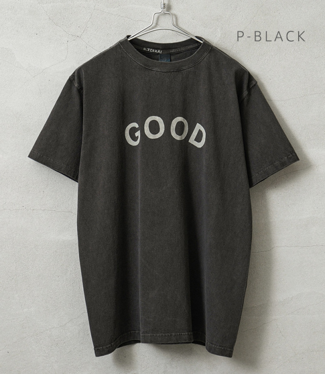 kouhei terrai ジャケットgood on gohemp waiper Good On×KOUHEI TERRAI KTER-2402 ROUND RUG S/S クルーネックT
