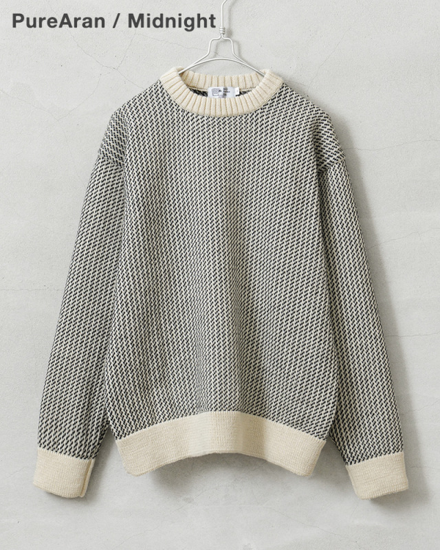 KERRY WOOLLEN MILLS ケリーウーレンミルズ KW-0049 バーズアイ クルー