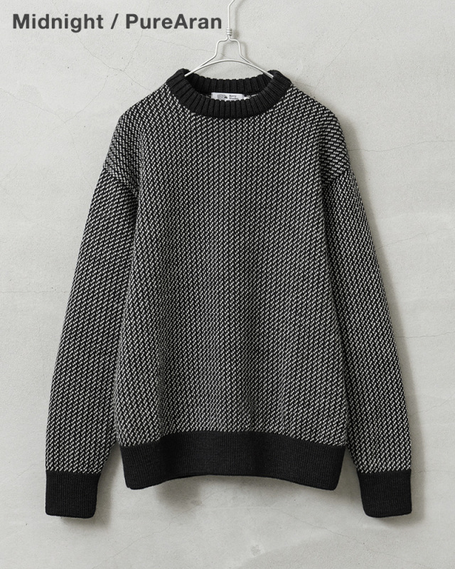 KERRY WOOLLEN MILLS ケリーウーレンミルズ KW-0049 バーズアイ クルー