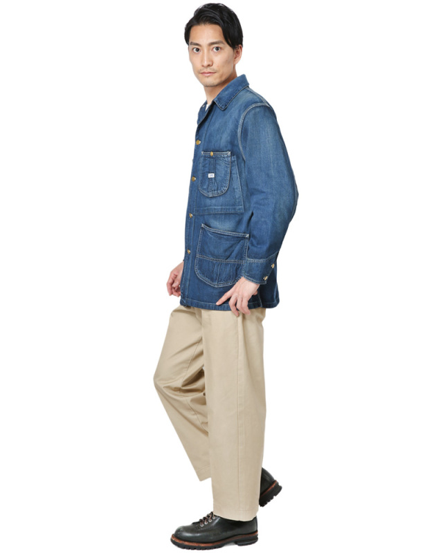 極美品 Lee 50s 復刻 歩こ 91-J LOCO JACKET カバーオール
