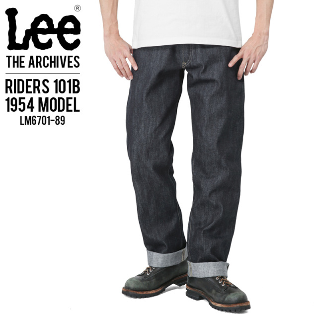 Lee リー LM6701-89 ARCHIVES RIDERS 101B デニムパンツ ボタンフライ 