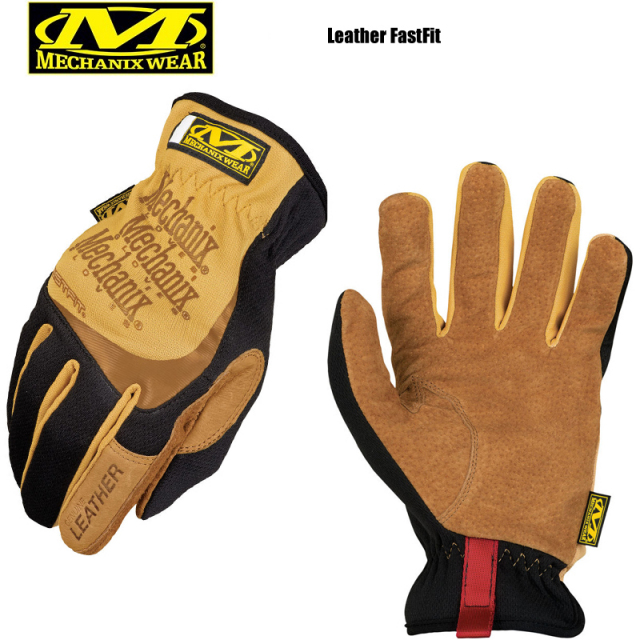 ★カートで割引対象品★【即日出荷対応】【ネコポス便対応】MechanixWear メカニクスウェア Leather Fast Fit Glove レザーファーストフィットグローブ 手袋【T】