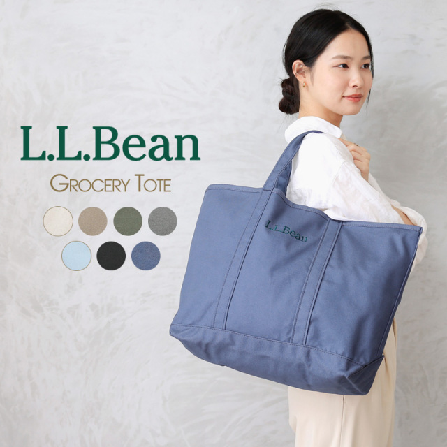 【即日出荷対応】L.L.Bean エルエルビーン TC301371 Grocery Tote グローサリー トートバッグ【キャンペーン対象外】【T】