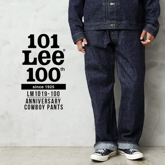 【即日出荷対応】Lee リー LM1019-100 ANNIVERSARY 101 COWBOY PANTS 100周年記念 カウボーイ ストレート デニムパンツ 日本製【キャンペーン対象外】【T】