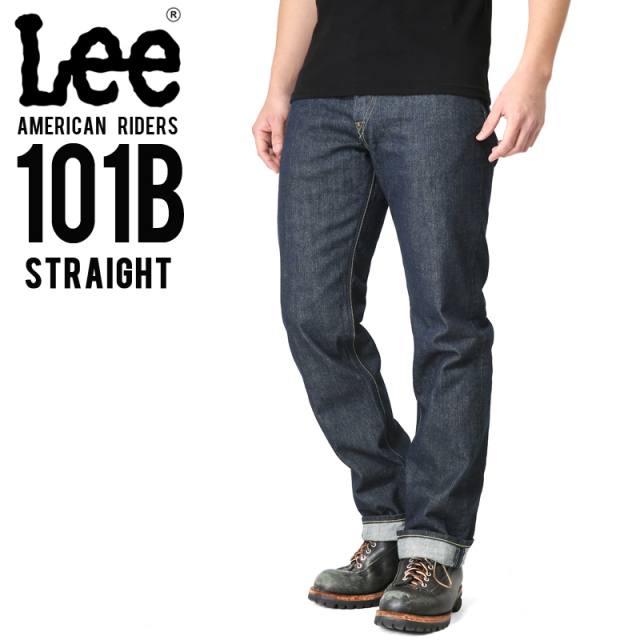 Lee リー AMERICAN RIDERS 101B ストレート デニムパンツ ダークインディゴ【LM5010-500】 【キャンペーン対象外】【T】